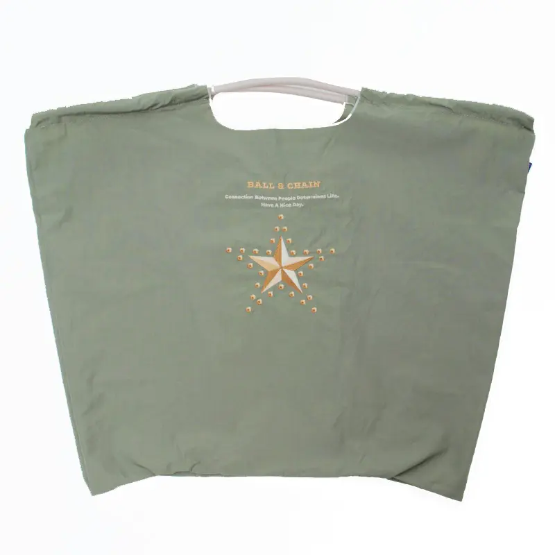 BALL＆CHAIN ボールアンドチェーン THE FIRST STAR(ファーストスター) エコバッグ (M) (L) モスグレー L