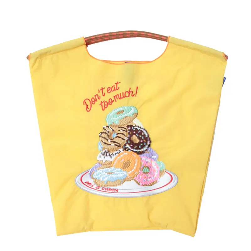 Dot Donut(ドットドーナツ) エコバッグ (M) (L) イエロー