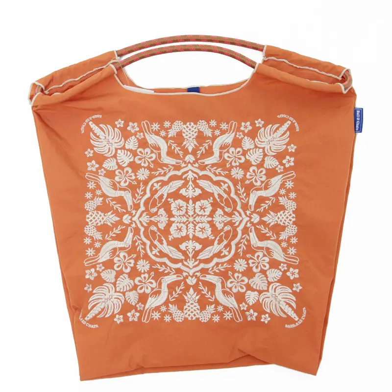 BALL＆CHAIN ボールアンドチェーン Hawaiian Bandana (ハワイアンバンダナ) エコバッグ (M) (L) オレンジ M
