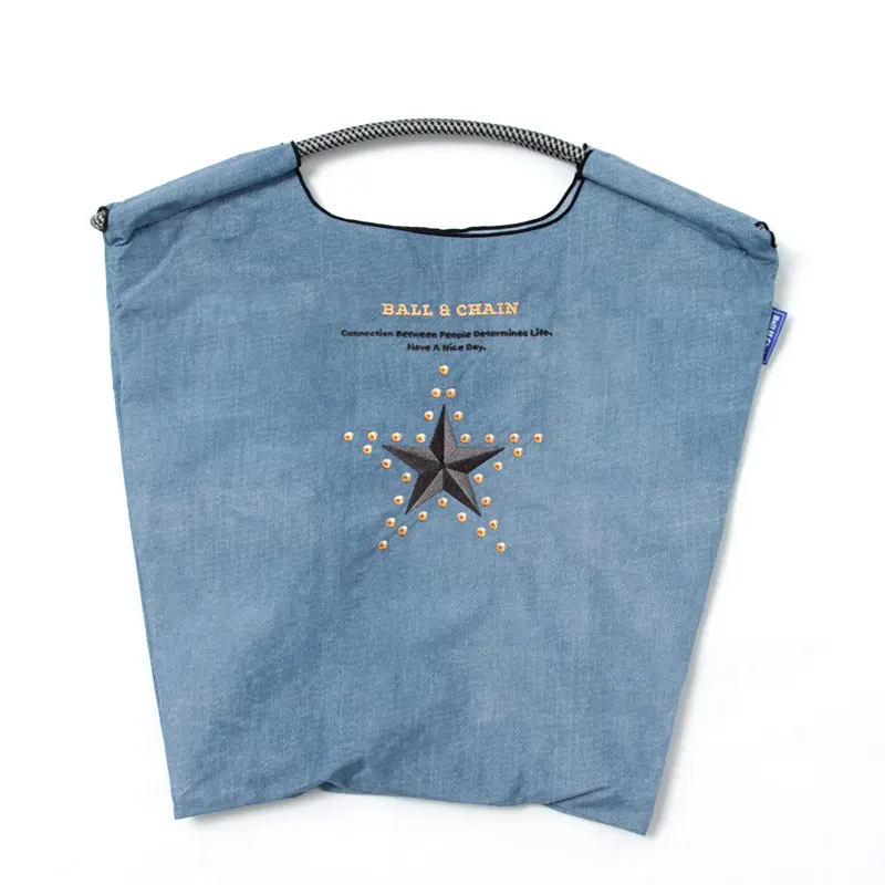 BALL＆CHAIN ボールアンドチェーン The First Star（ファーストスター） エコバッグ (M) (L) DENIM M
