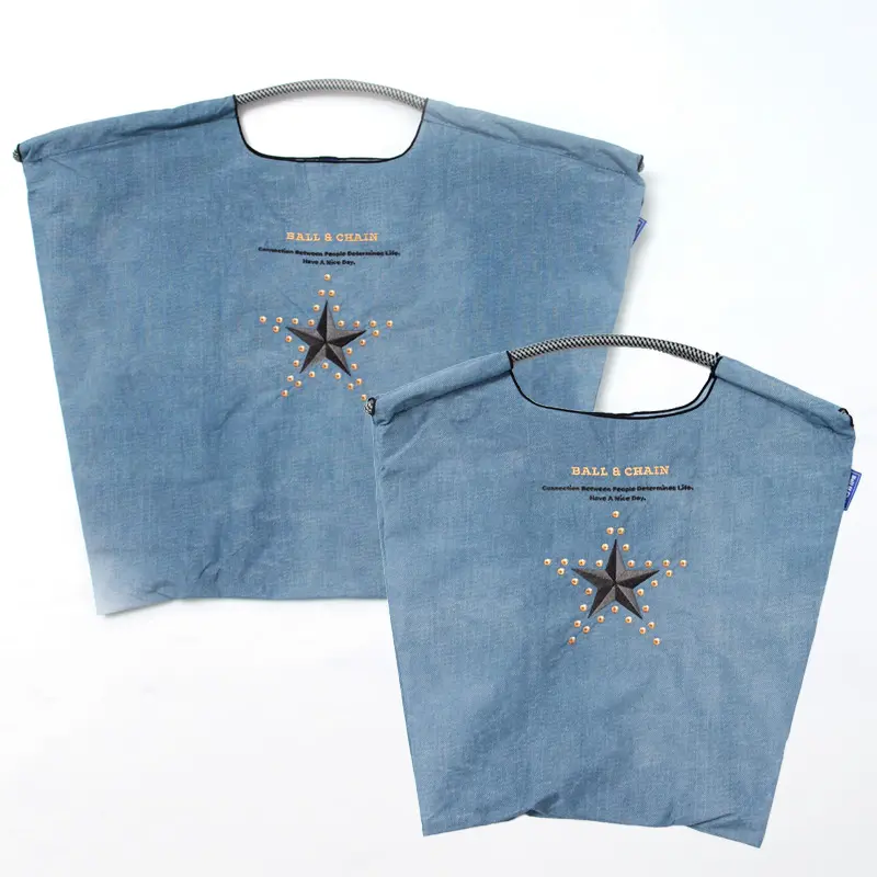 BALL＆CHAIN ボールアンドチェーン The First Star（ファーストスター） エコバッグ (M) (L) DENIM