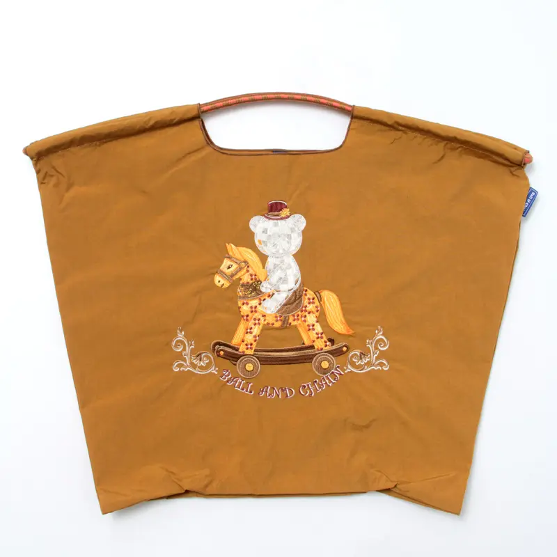 BALL＆CHAIN ボールアンドチェーン ROCKING HORSE（ロッキングホース）エコバッグ (M) (L) キャメル L