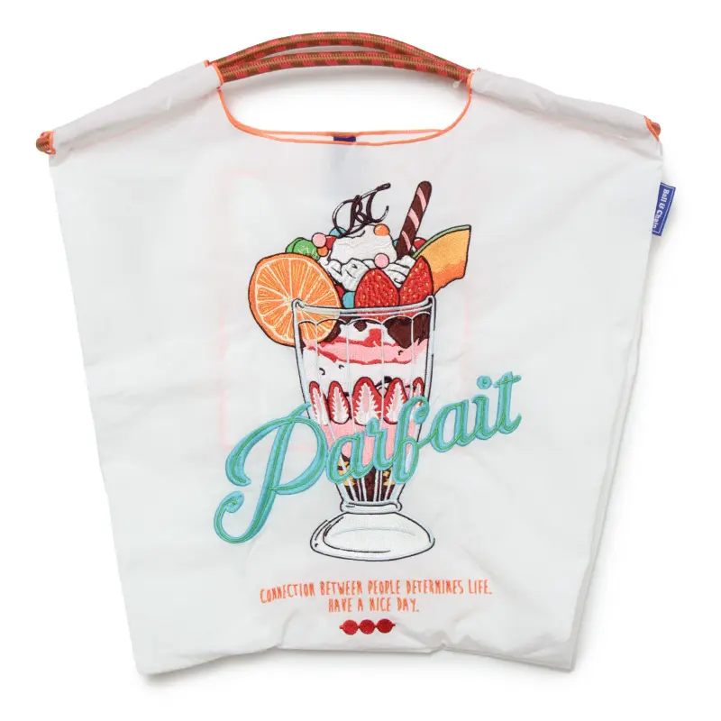 BALL＆CHAIN ボールアンドチェーン PARFAIT (パフェ) エコバッグ (M) (L) ホワイト M