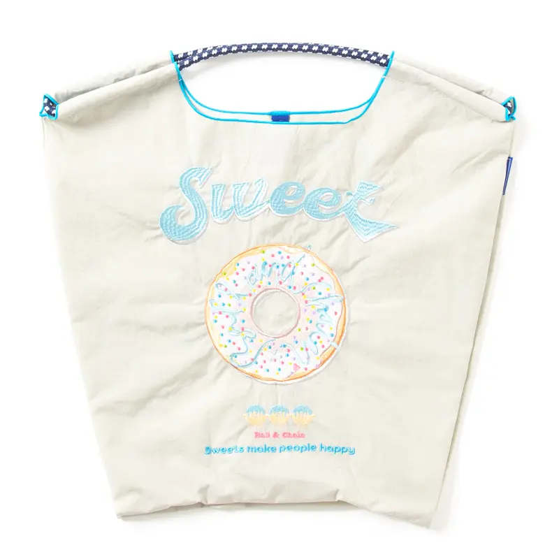 BALL＆CHAIN ボールアンドチェーン SWEET NEW (スィートニュー) エコバッグ (M) (L) ライトグレー M