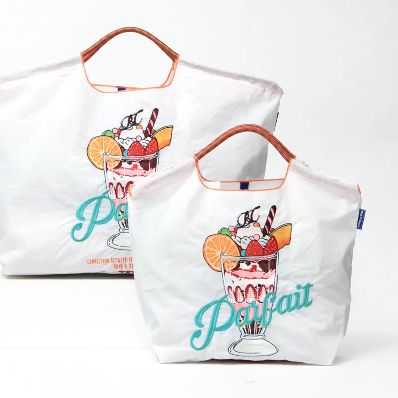 BALL＆CHAIN ボールアンドチェーン PARFAIT (パフェ) エコバッグ (M) (L) ホワイト