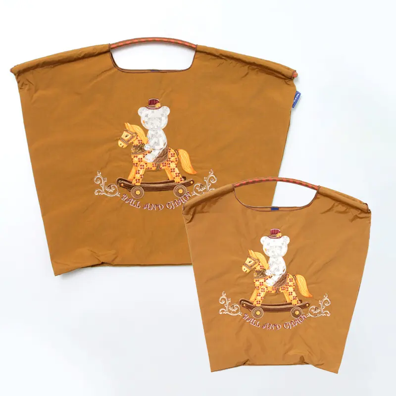 BALL＆CHAIN ボールアンドチェーン ROCKING HORSE（ロッキングホース）エコバッグ (M) (L) キャメル