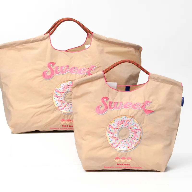 BALL＆CHAIN ボールアンドチェーン SWEET NEW (スィートニュー) エコバッグ (M) (L) ベージュ