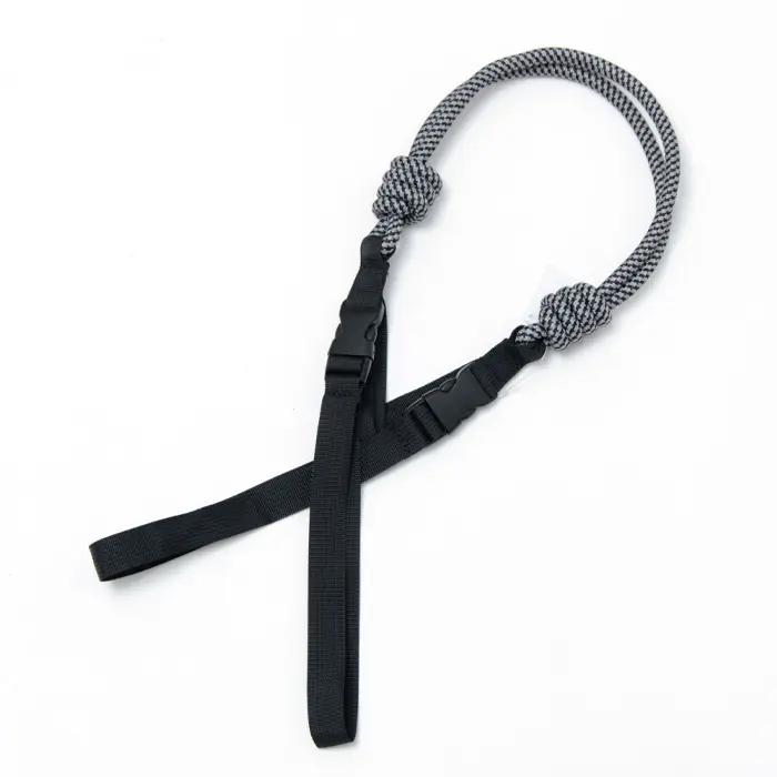 BALL＆CHAIN ボールアンドチェーン P.STRAP (F) パラコードストラップ GRAYｘBLACK