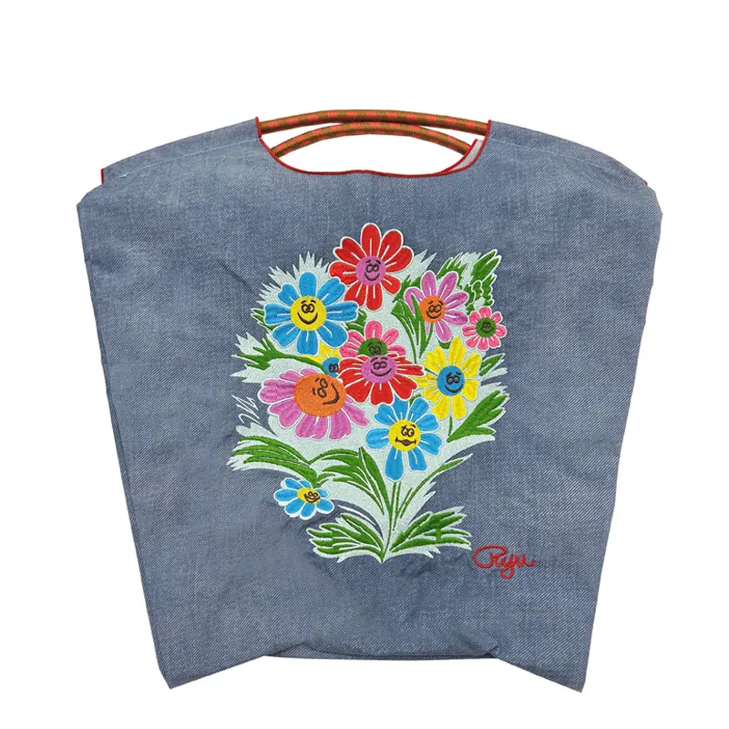 BALL＆CHAIN ボールアンドチェーン RYU AMBE.FLOWER(リュウ アンベ.フラワー) エコバッグ (M)