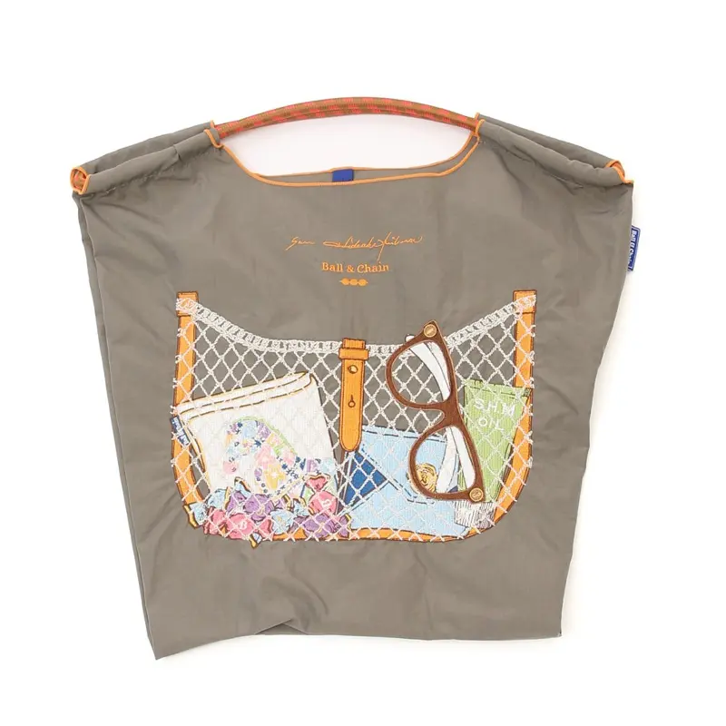BALL＆CHAIN ボールアンドチェーン MESH POCKET（メッシュポケット）エコバッグ (M) F.グレー