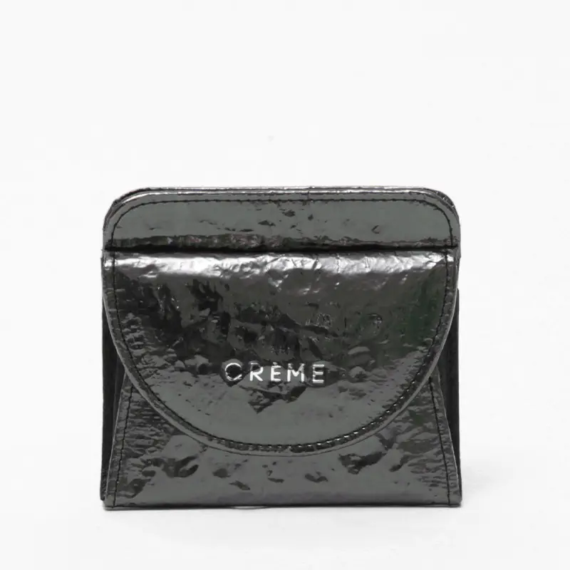 CREME クレム ラミナスティール 小銭入れ ブラック