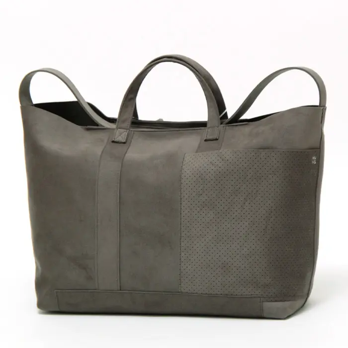 MNNG エムエヌエヌジー Stuck Tote ウルトラスエード 2way トートバッグ (L) モス