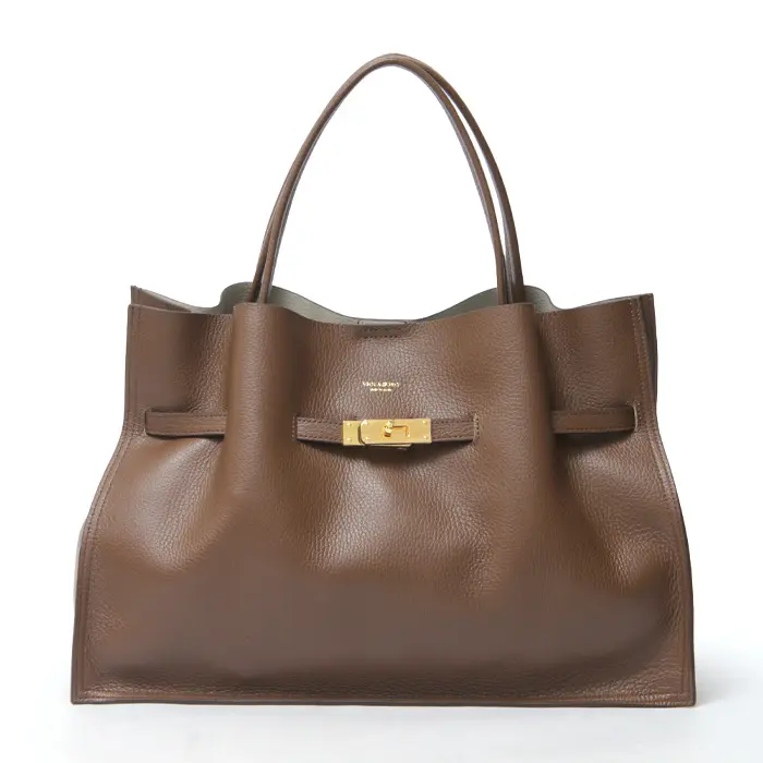 TRERO レザー トートバッグ(L) V-1497