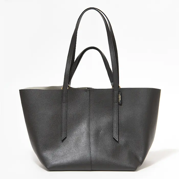 VIOLAd'ORO ヴィオラドーロ TRERO Ｗフェイス トートバッグ ブラック
