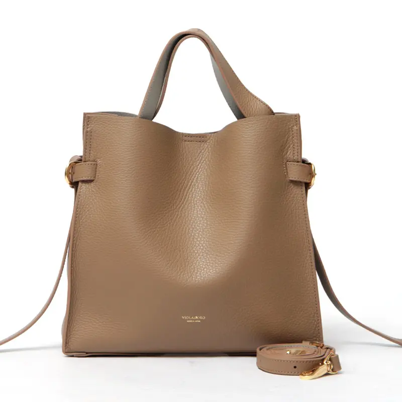 VIOLAd'ORO ヴィオラドーロ TRERO レザー 2way トート V-1619