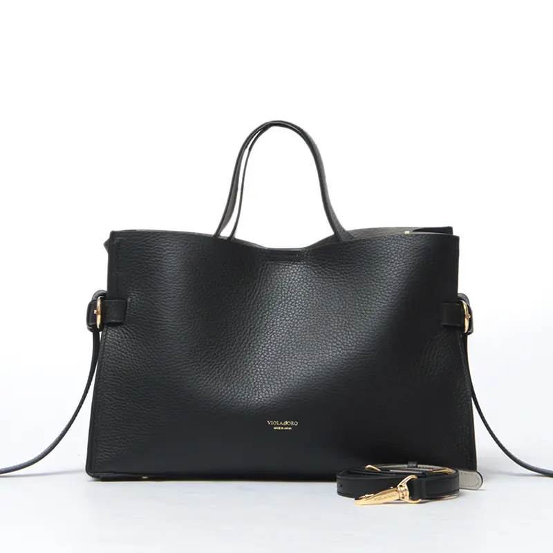 VIOLAd'ORO ヴィオラドーロ TRERO レザー 2way 横長トート