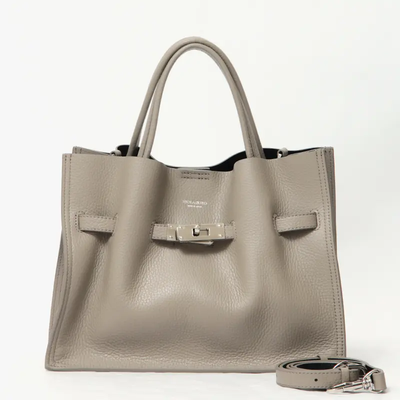 VIOLAd'ORO ヴィオラドーロ TRERO 1496 レザー 2way トート(M) V-1496