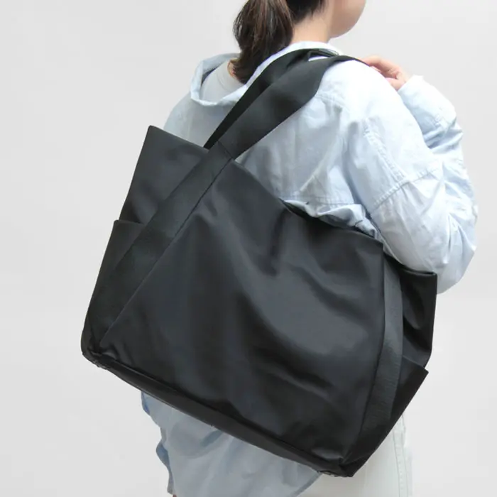 LAQUOH ラクーオ UTILITY MINIMAL ナイロントートバッグ (L)