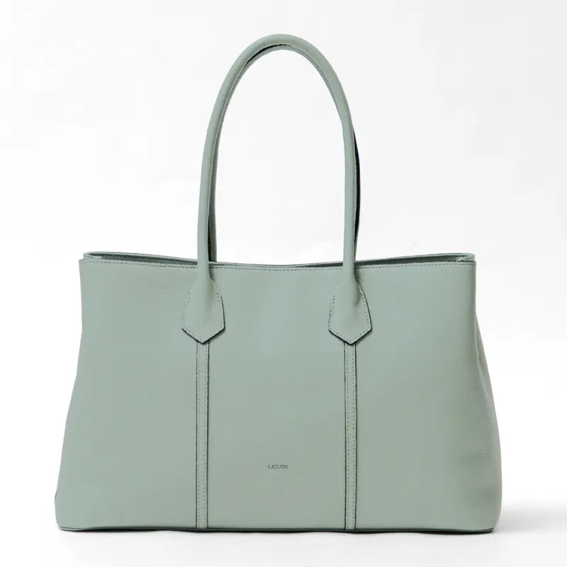LAQUOH ラクーオ TOTE BAG レザー トートバッグ グリーン