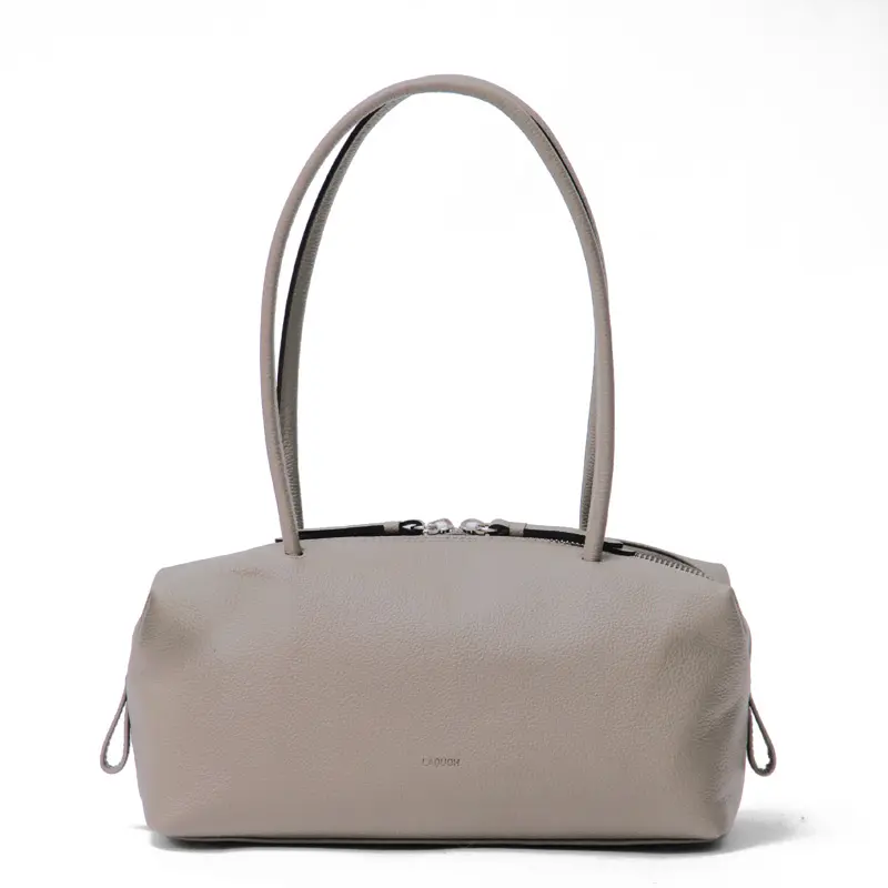 LAQUOH ラクーオ MINI BOSTON BAG レザー ミニボストンバッグ ベージュ