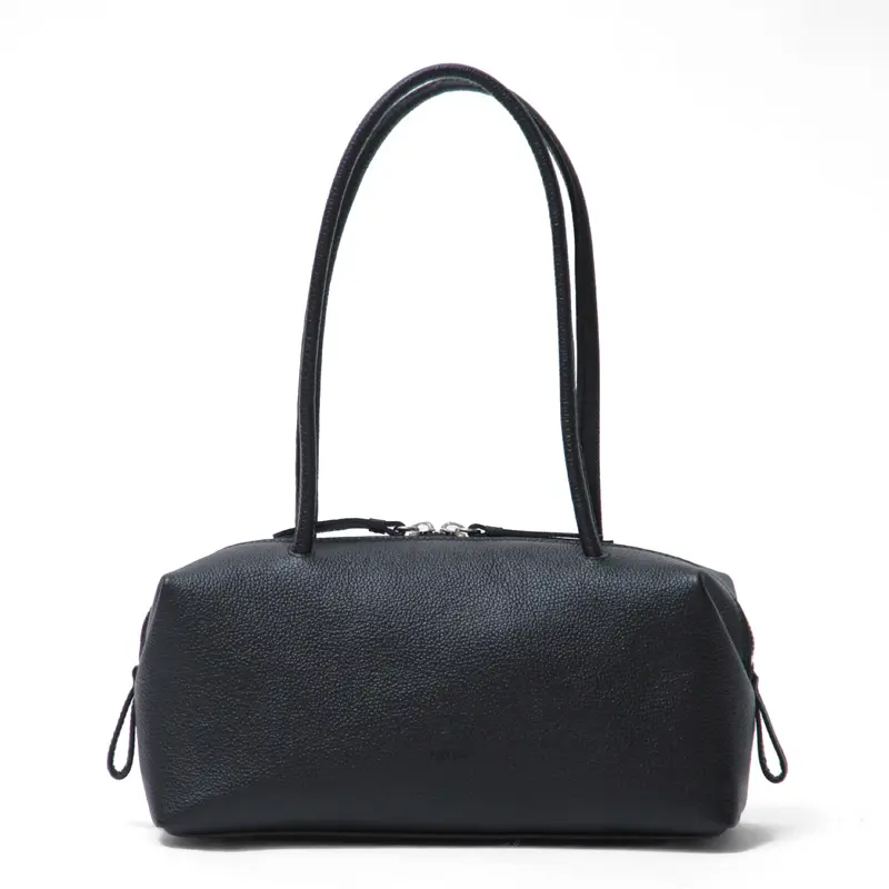 LAQUOH ラクーオ MINI BOSTON BAG レザー ミニボストンバッグ ブラック