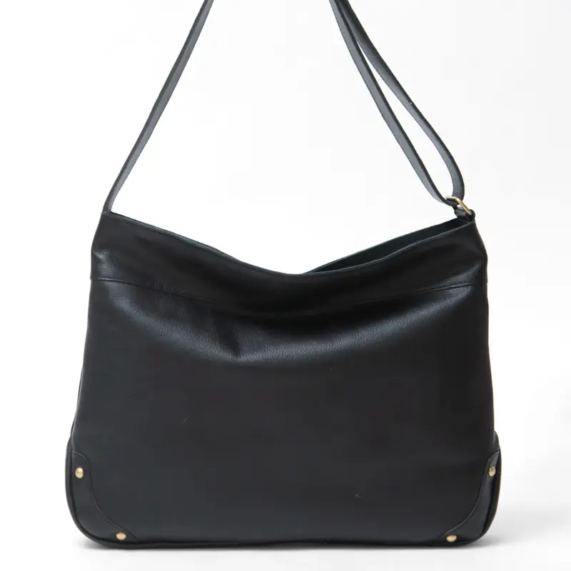 Regalo レガロ キップレザー ショルダーバッグ ブラック