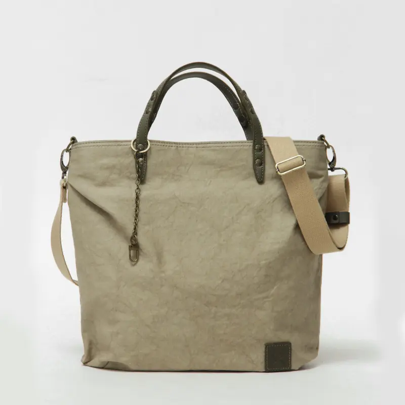 Regalo レガロ ヴィンテージアーミー 2way トートバッグ (M) ベージュ