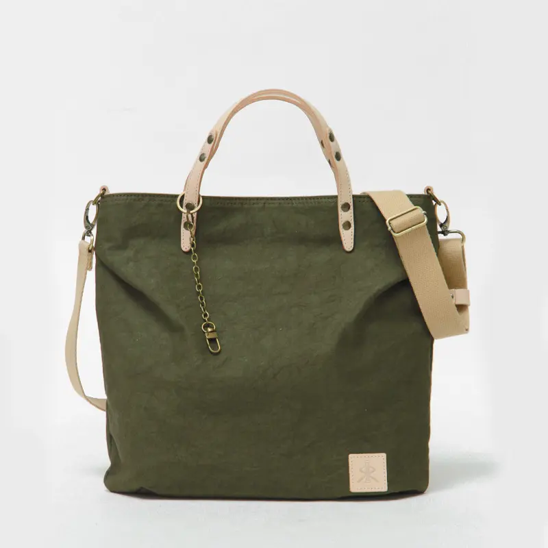 Regalo レガロ ヴィンテージアーミー 2way トートバッグ (M) カーキ