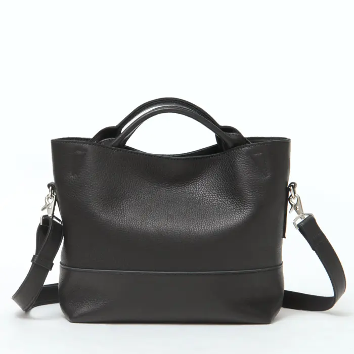 LILY リリー WILE レザー 2way トートバッグ（M） ブラック