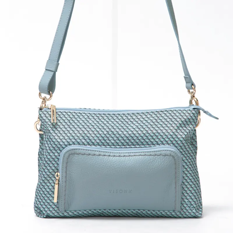 VISONA ヴィソナ モノグラムプリント ミニショルダーバッグ L.YELLOW