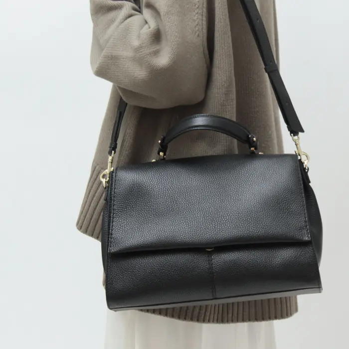 LORISTELLA ロリステッラ MURIEL レザー 2way ハンドバッグ (M)