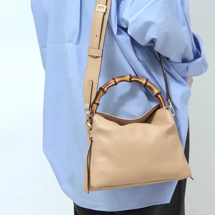 LORISTELLA ロリステッラ IRENE BAMBOO レザー 2way ハンドバッグ
