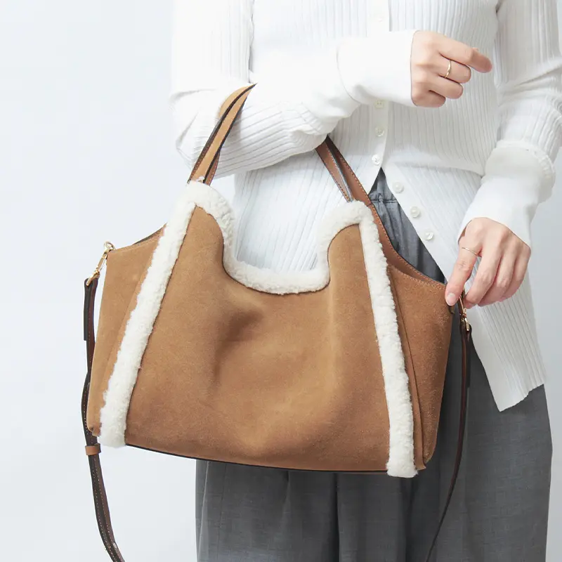 LORISTELLA ロリステッラ SERENA ムートンコンビ 2way トートバッグ