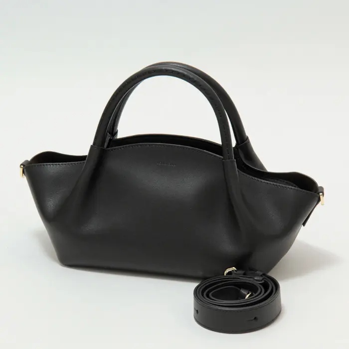 LORISTELLA ロリステッラ AMBRA レザー 2way トートバッグ BLACK