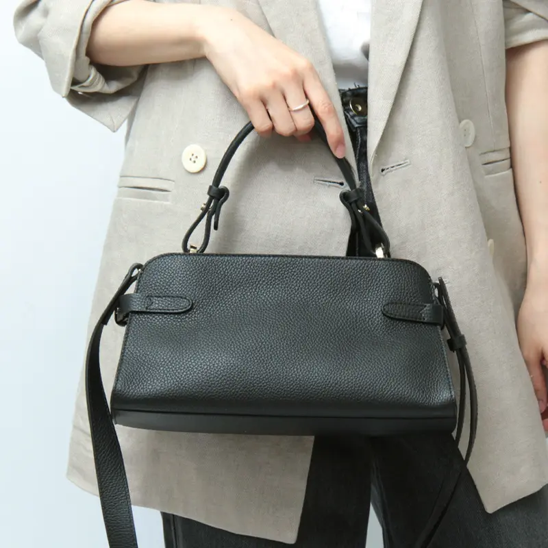 LORISTELLA ロリステッラ MATILDA レザー 2way ハンドバッグ BLACK