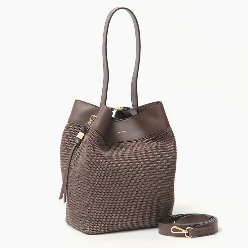 LORISTELLA ロリステッラ EMMA STRAW ラフィア調 2WAY かごバッグ(M)