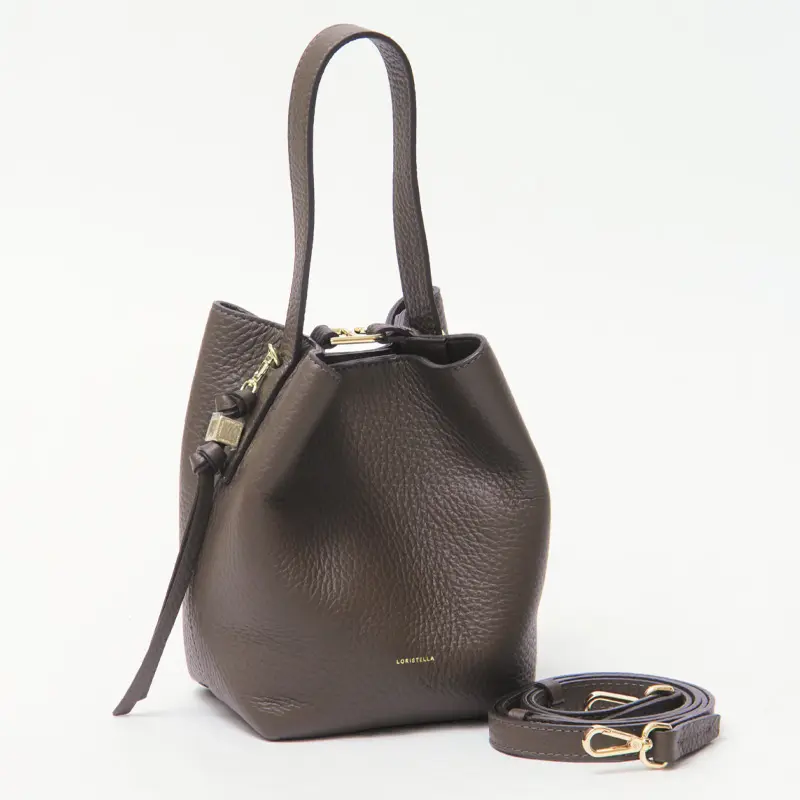 LORISTELLA ロリステッラ EMMA レザー 2way ハンドバッグ CHOCOLATE