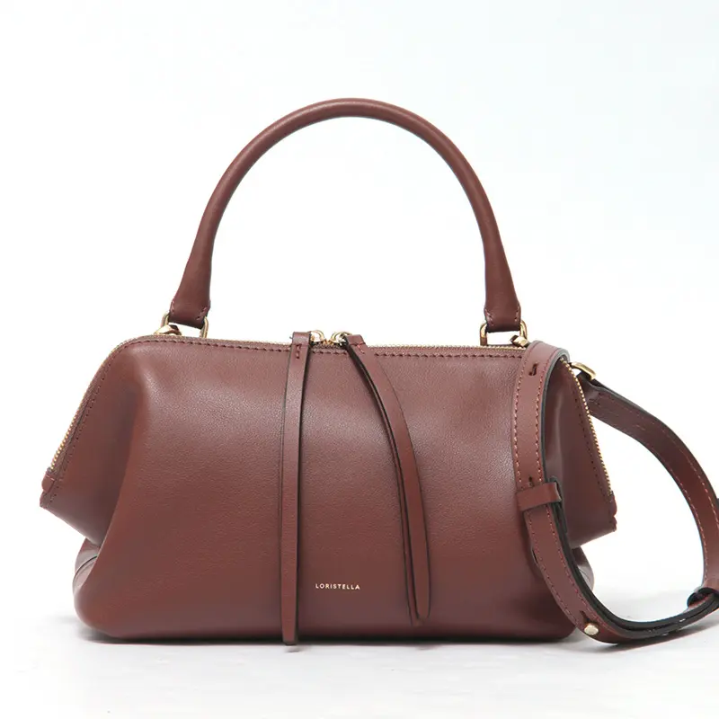 LORISTELLA ロリステッラ ASHLEY イタリアンカウレザー 2WAY ミニボストンバッグ COGNAC