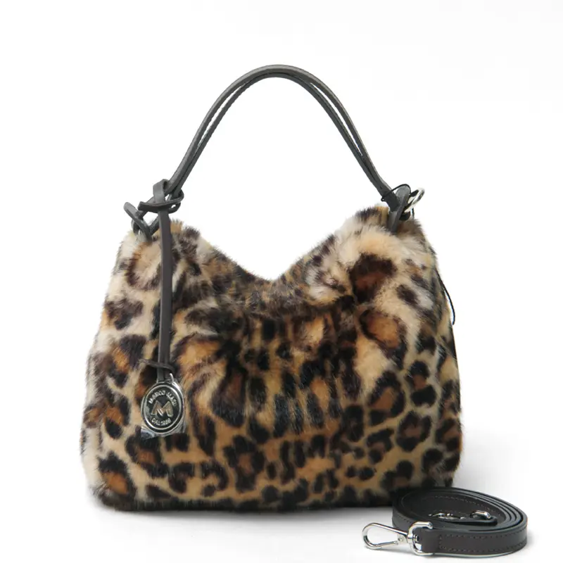 MARCO MASI マルコマージ レオパード柄 2way エコ ファーバッグ LEOPARD