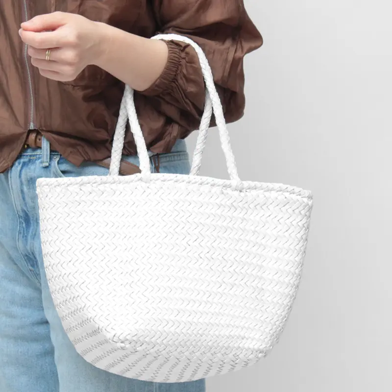 dragon ドラゴン GRACE BASKET SMALL レザーメッシュ トートバッグ