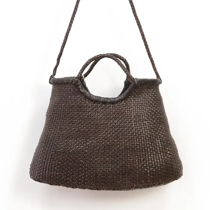 MADAME MYRIAM レザー メッシュバッグ