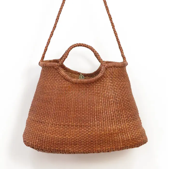 MADAME MYRIAM レザー メッシュバッグ