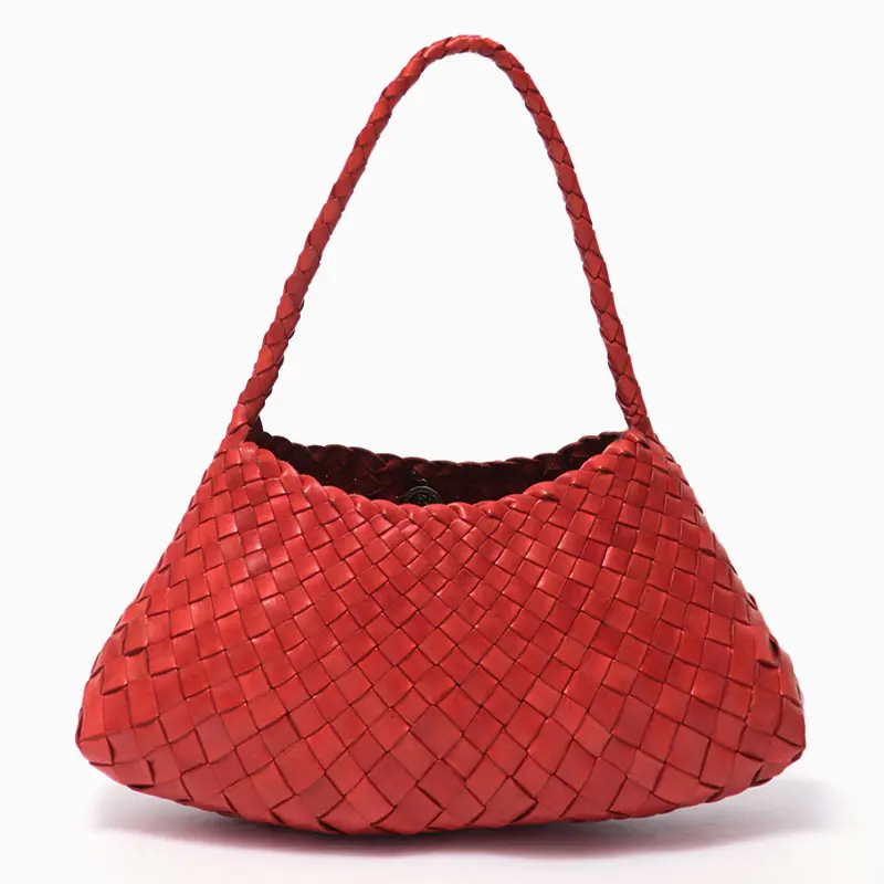 ROSANNA レザーメッシュ ワンハンドルバッグ