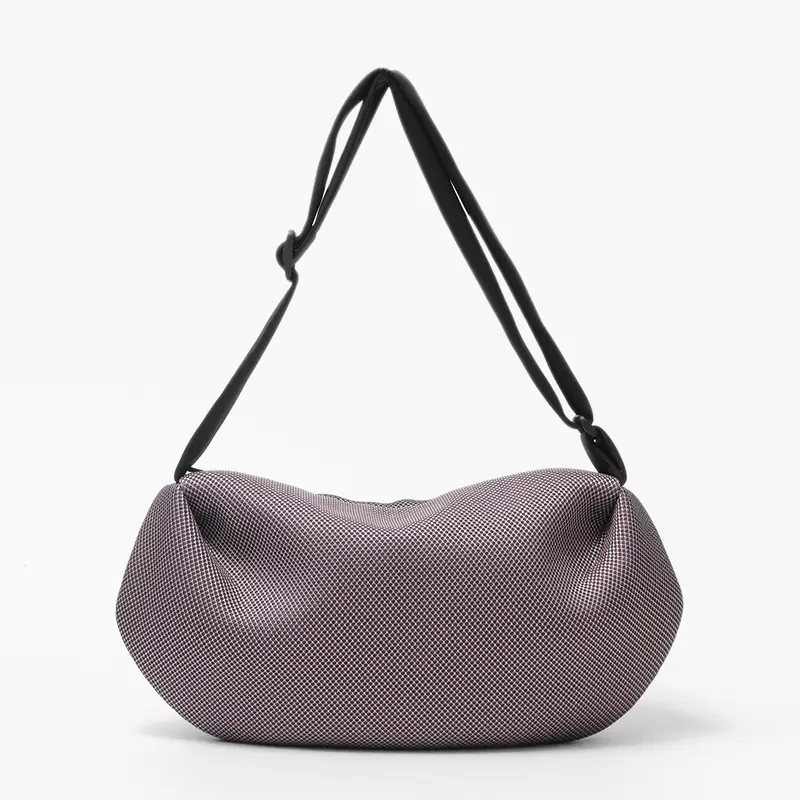 IN.ZU インズー BEAN ファブリック ショルダーバッグ POWDER PINK