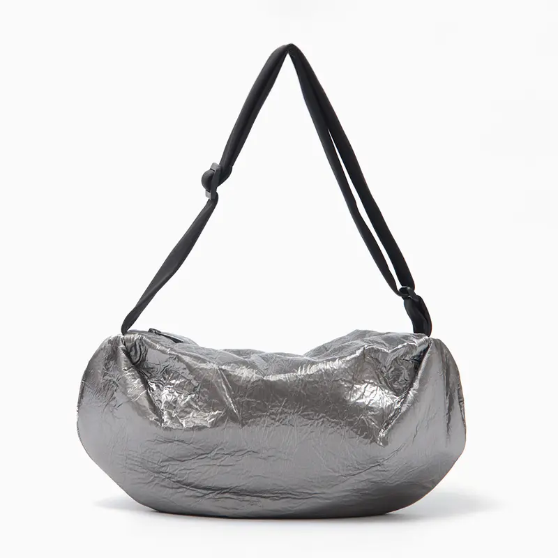 IN.ZU インズー BEAN ファブリック ショルダーバッグ PEWTWR
