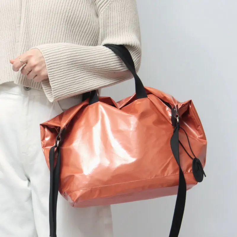 JACK GOMME ジャックゴム LIGHT TRICOLORE ORTA 2wayトートバッグ RUST