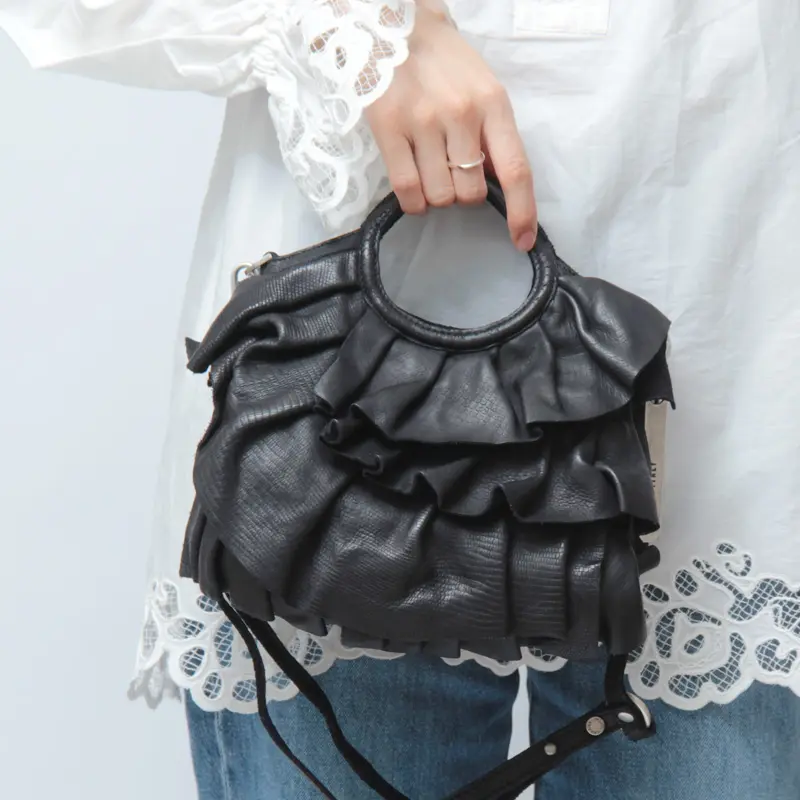 CATERINA LUCCHI カテリーナ ルッキ レザー フリル 2way トートバッグ