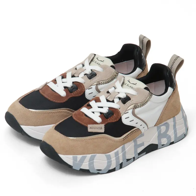 VOILE BLANCHE ボイルブランシェ CLUB105 スニーカー L.BROWN-BLACK-DOUE