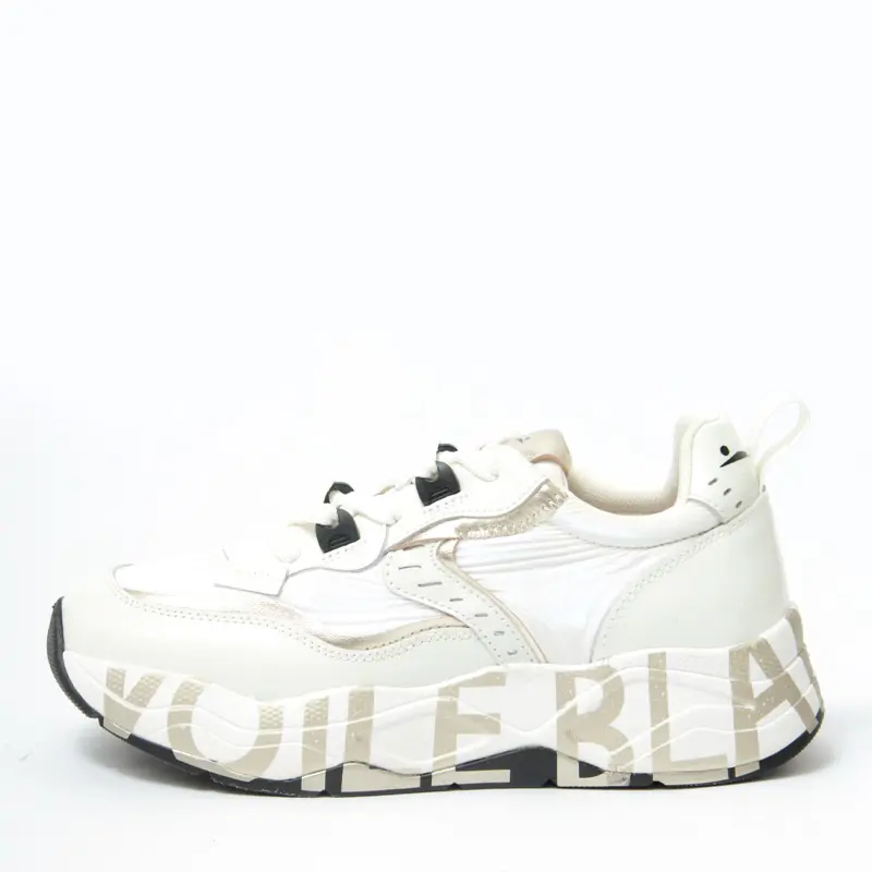VOILE BLANCHE ボイルブランシェ CLUB105 スニーカー OFF WHITE-PLATINUM