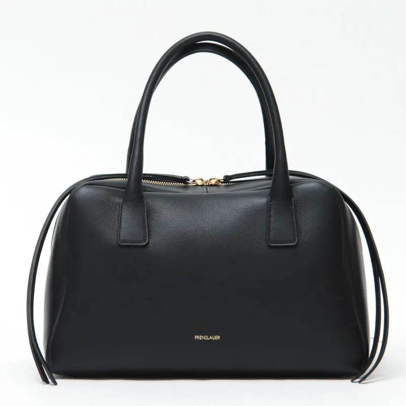FRENZLAUER フランツロアー BOWLING BAG M レザーボストンバッグ BLACK2